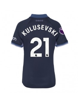 Tottenham Hotspur Dejan Kulusevski #21 Auswärtstrikot für Frauen 2023-24 Kurzarm